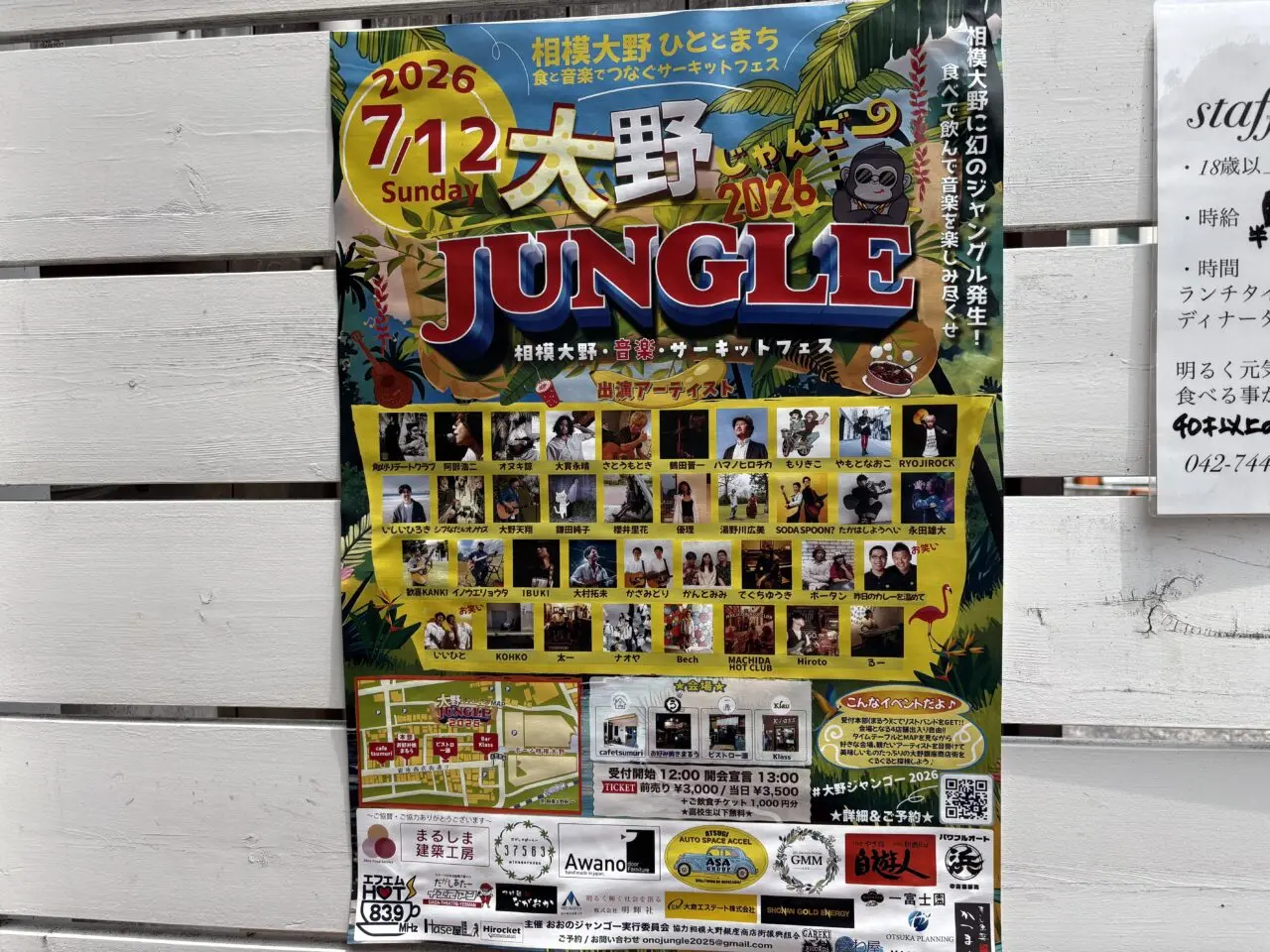 相模大野JUNGLEチラシ